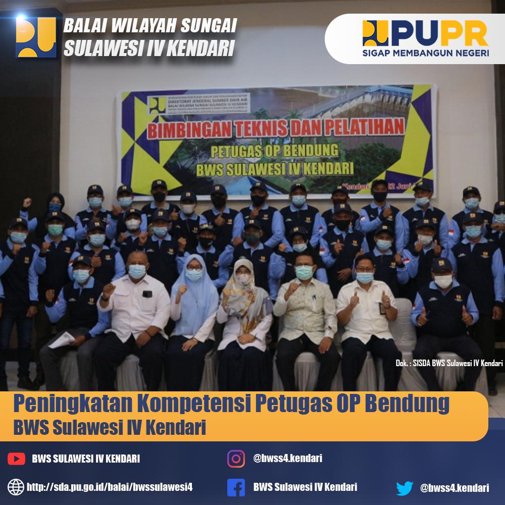 Pelatihan Petugas Operasi dan Pemeliharaan Bendung BWS Sulawesi IV Kendari